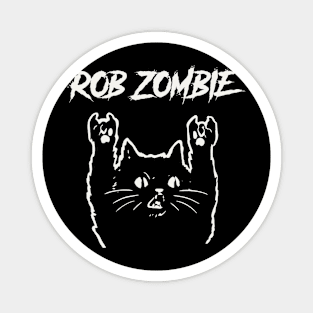 rob and the cat Magnet